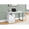 Monarch Specialties Computer Desk, Home Office, Laptop, Storage Drawers, 48"L, Work, Metal, White Marble Look I 7762 - alternate 2